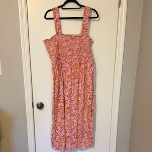 Floral Smocked Sundress